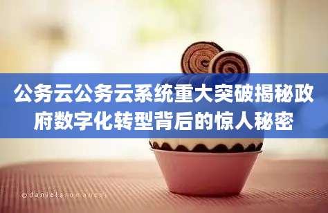 公务云公务云系统重大突破揭秘政府数字化转型背后的惊人秘密