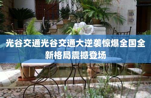 光谷交通光谷交通大逆袭惊爆全国全新格局震撼登场