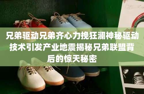 兄弟驱动兄弟齐心力挽狂澜神秘驱动技术引发产业地震揭秘兄弟联盟背后的惊天秘密