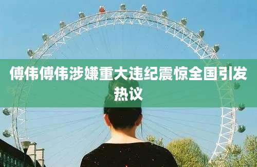 傅伟傅伟涉嫌重大违纪震惊全国引发热议