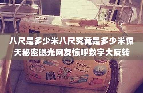 八尺是多少米八尺究竟是多少米惊天秘密曝光网友惊呼数字大反转