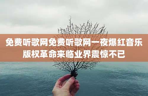 免费听歌网免费听歌网一夜爆红音乐版权革命来临业界震惊不已