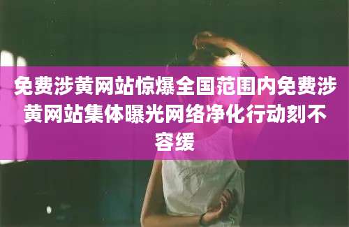 免费涉黄网站惊爆全国范围内免费涉黄网站集体曝光网络净化行动刻不容缓