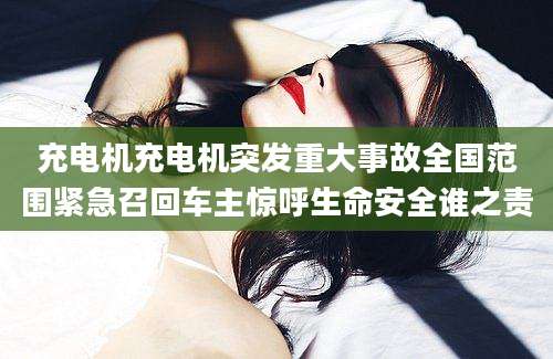 充电机充电机突发重大事故全国范围紧急召回车主惊呼生命安全谁之责