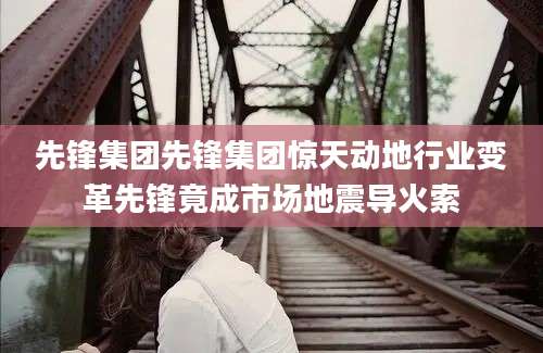 先锋集团先锋集团惊天动地行业变革先锋竟成市场地震导火索