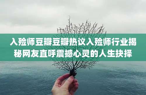 入殓师豆瓣豆瓣热议入殓师行业揭秘网友直呼震撼心灵的人生抉择