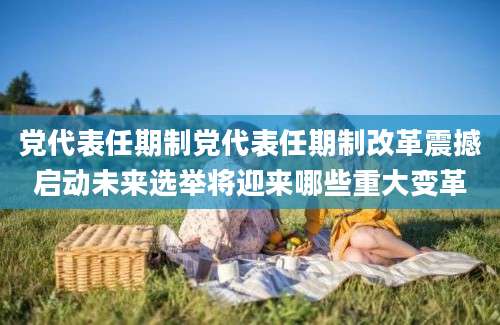 党代表任期制党代表任期制改革震撼启动未来选举将迎来哪些重大变革