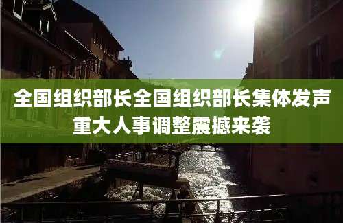 全国组织部长全国组织部长集体发声重大人事调整震撼来袭