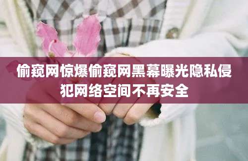 偷窥网惊爆偷窥网黑幕曝光隐私侵犯网络空间不再安全