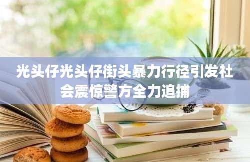 光头仔光头仔街头暴力行径引发社会震惊警方全力追捕