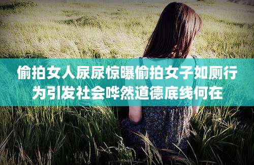 偷拍女人尿尿惊曝偷拍女子如厕行为引发社会哗然道德底线何在