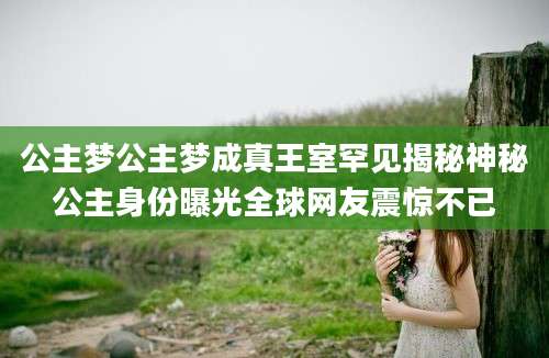 公主梦公主梦成真王室罕见揭秘神秘公主身份曝光全球网友震惊不已