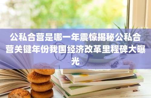 公私合营是哪一年震惊揭秘公私合营关键年份我国经济改革里程碑大曝光