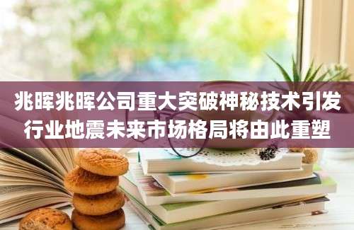 兆晖兆晖公司重大突破神秘技术引发行业地震未来市场格局将由此重塑