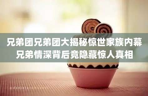 兄弟团兄弟团大揭秘惊世家族内幕兄弟情深背后竟隐藏惊人真相