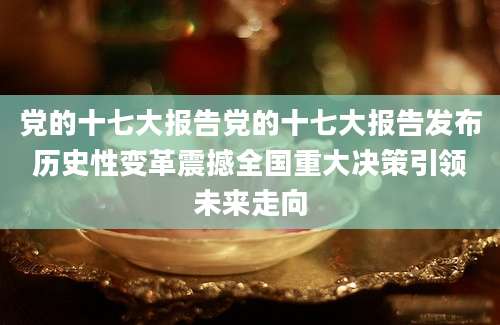 党的十七大报告党的十七大报告发布历史性变革震撼全国重大决策引领未来走向