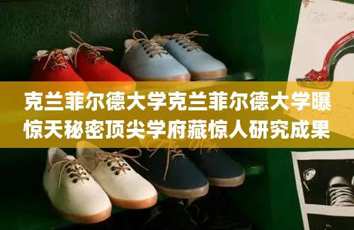 克兰菲尔德大学克兰菲尔德大学曝惊天秘密顶尖学府藏惊人研究成果