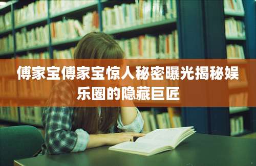 傅家宝傅家宝惊人秘密曝光揭秘娱乐圈的隐藏巨匠