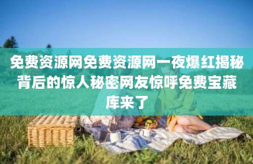 免费资源网免费资源网一夜爆红揭秘背后的惊人秘密网友惊呼免费宝藏库来了