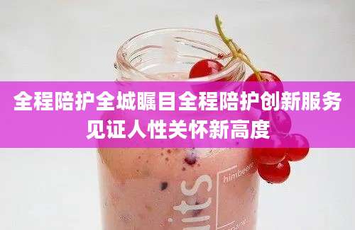 全程陪护全城瞩目全程陪护创新服务见证人性关怀新高度