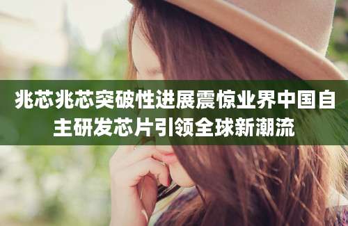 兆芯兆芯突破性进展震惊业界中国自主研发芯片引领全球新潮流