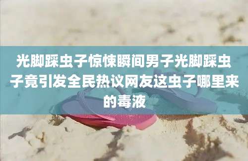 光脚踩虫子惊悚瞬间男子光脚踩虫子竟引发全民热议网友这虫子哪里来的毒液