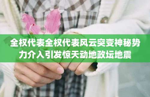 全权代表全权代表风云突变神秘势力介入引发惊天动地政坛地震